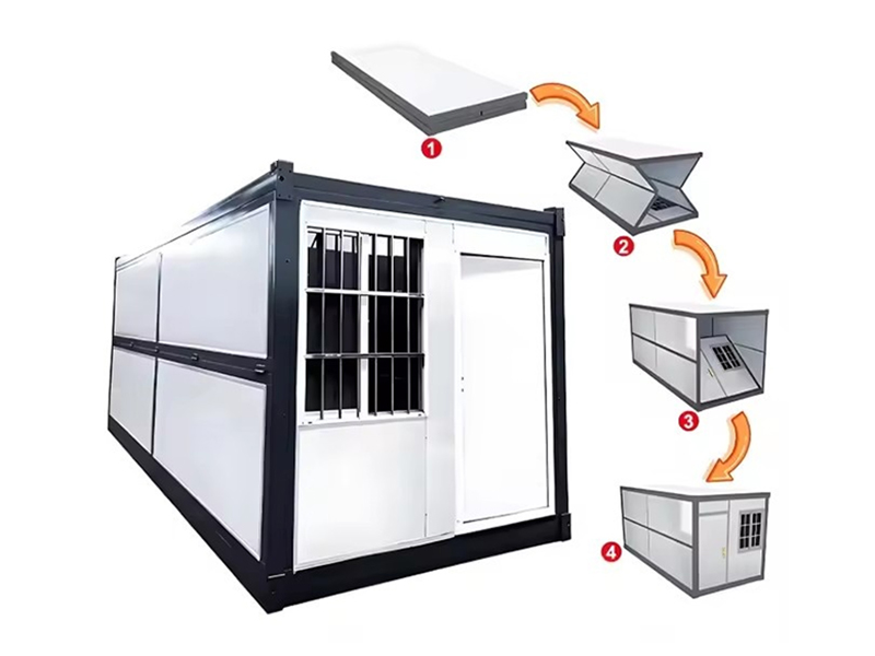 X-Type Foldable Shipping Container House